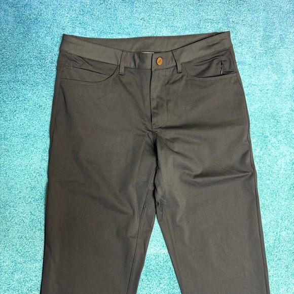 Barbell Performance Chino Pants Grey Golf Office Sz 30 Fits 32 x 30.5 Stretch - Picture 2 of 14